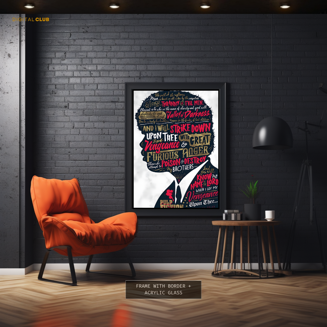 Pulp Fiction Movie Artwork Premium Wall Art