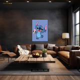 Stitch Disney Artwork - Premium Wall Art