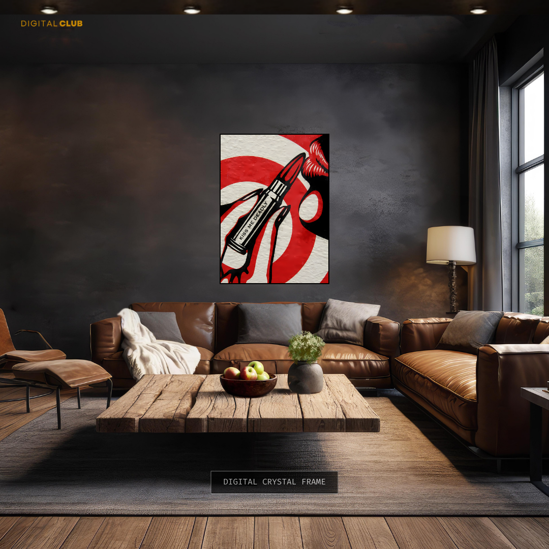 Kiss me Deadly Artwork Premium Wall Art