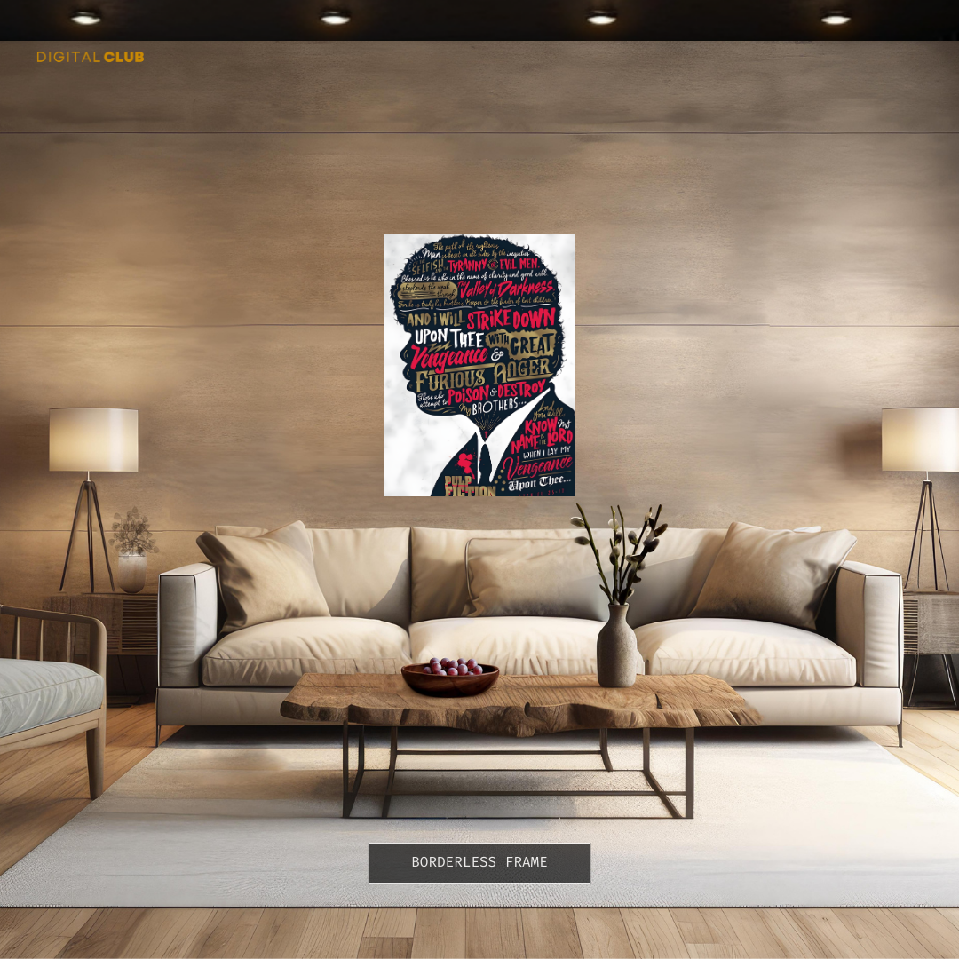 Pulp Fiction Movie Artwork Premium Wall Art