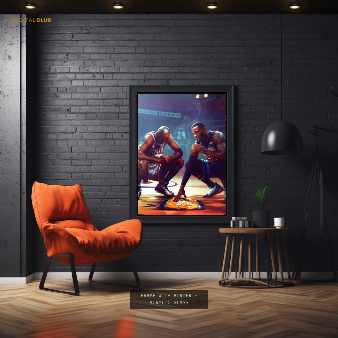 Jordan & James Basketball Premium Wall Art