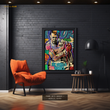 Muhammad ALI - Pop ART - Premium Wall Art