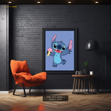 Stitch Disney Artwork - Premium Wall Art