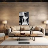 Amir Khan Boxing B&W Premium Wall Art