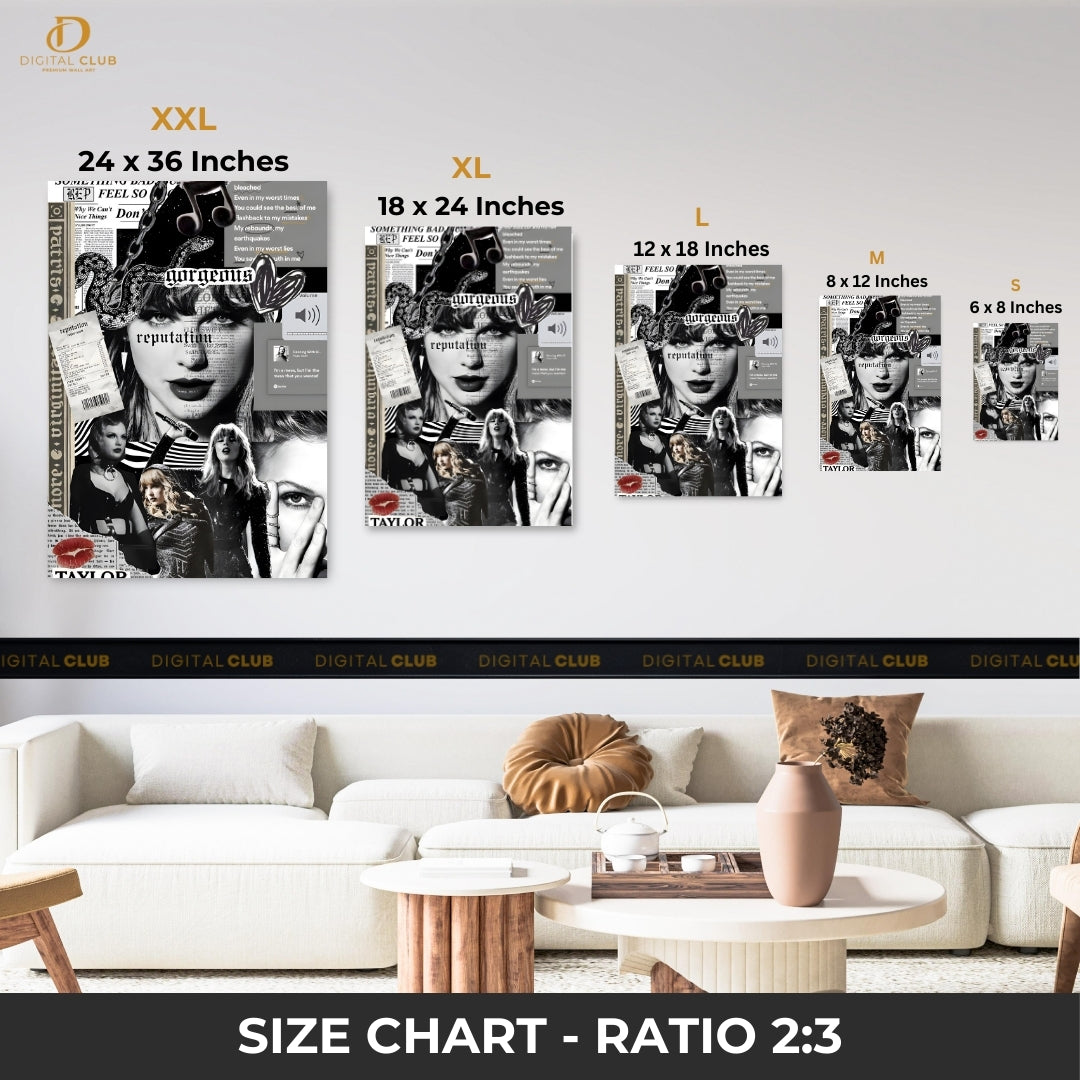 Taylor Swift - Music Artist - Premium Wall Art