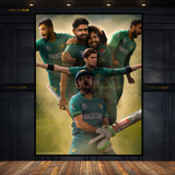 Pakistan Cricket Team Artwork Premium Wall Art