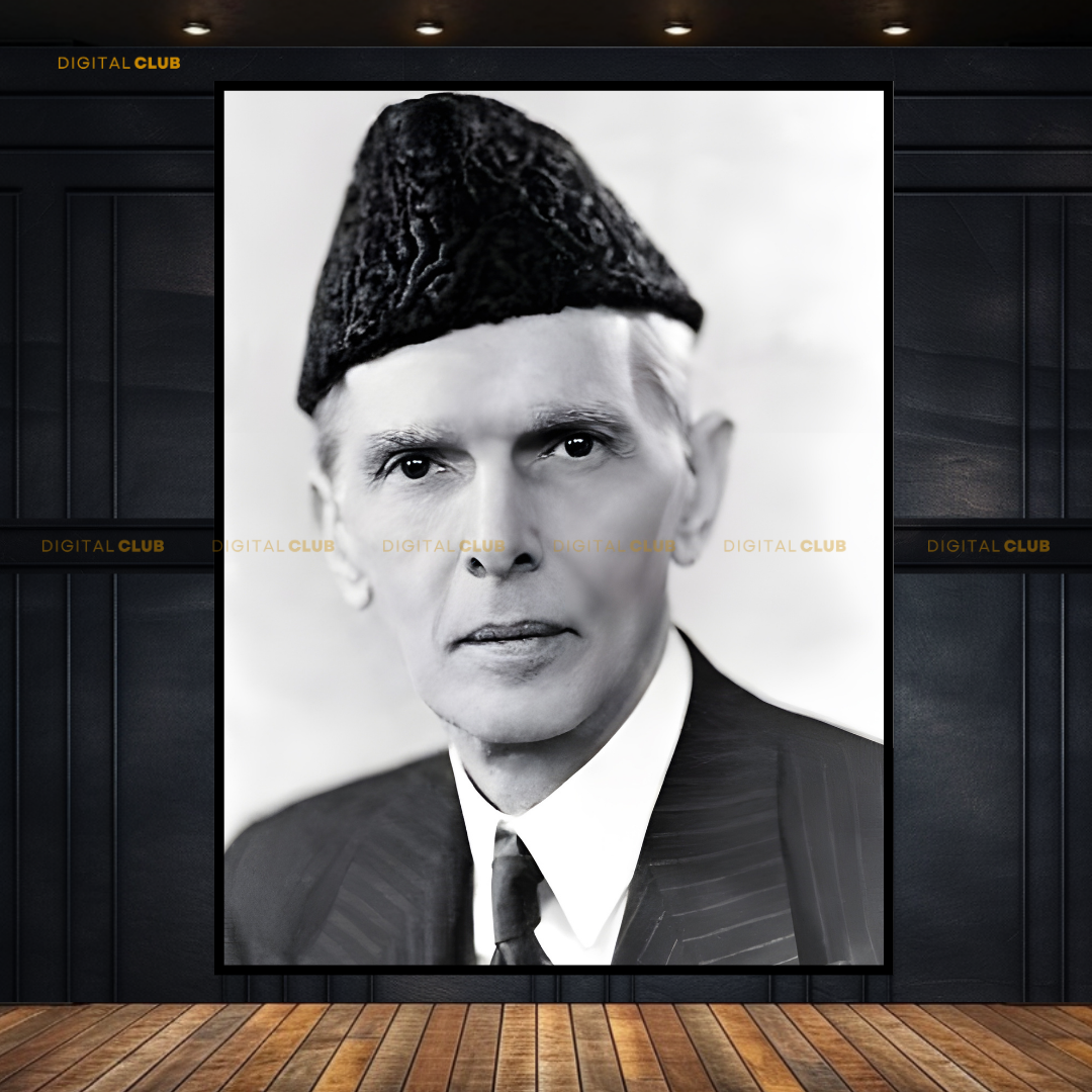 Quaid-e-Azam Pakistans Founder 2 Premium Wall Art