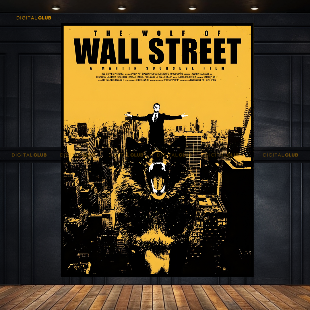 The Wolf of Wall Street Movie Premium Wall Art