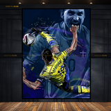 Ibrahimovic - Football Artwork - Premium Wall Art