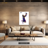 Kobe Bryant Basketball Premium Wall Art