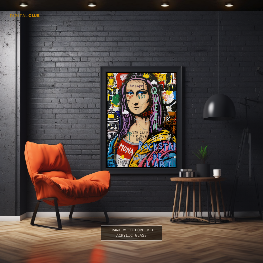 Mona Lisa - Pop ART - Premium Wall Art