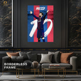 Lionel Messi - Football - Premium Wall Art