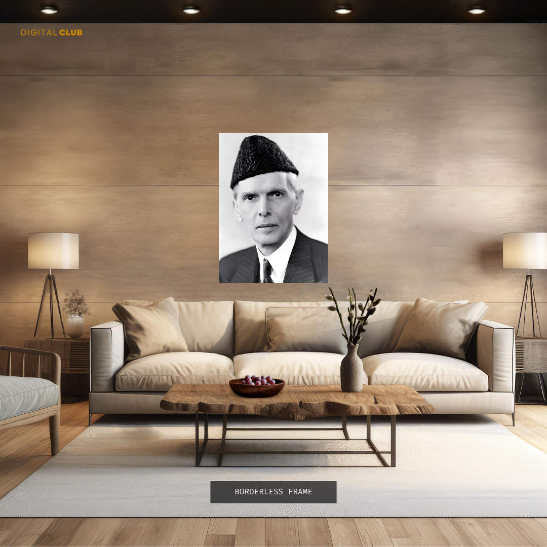 Quaid-e-Azam Pakistans Founder 2 Premium Wall Art