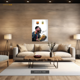 Lionel Messi - Signed - Premium Wall Art