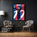 Lionel Messi - Football - Premium Wall Art