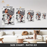 Cristiano Ronaldo - Juventus - Premium Wall Art