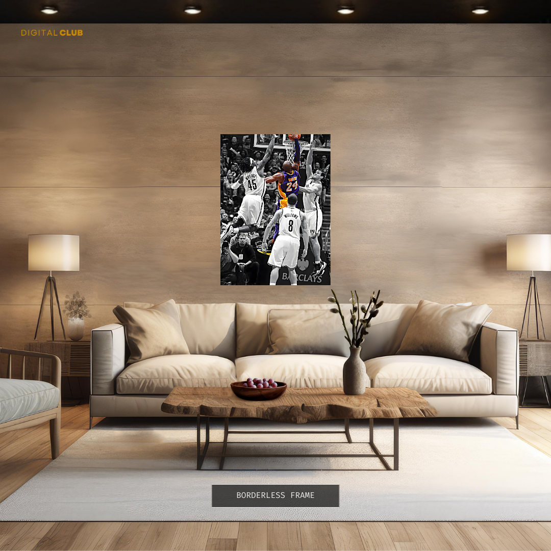 Kobe Bryant Lakers Basketball Premium Wall Art