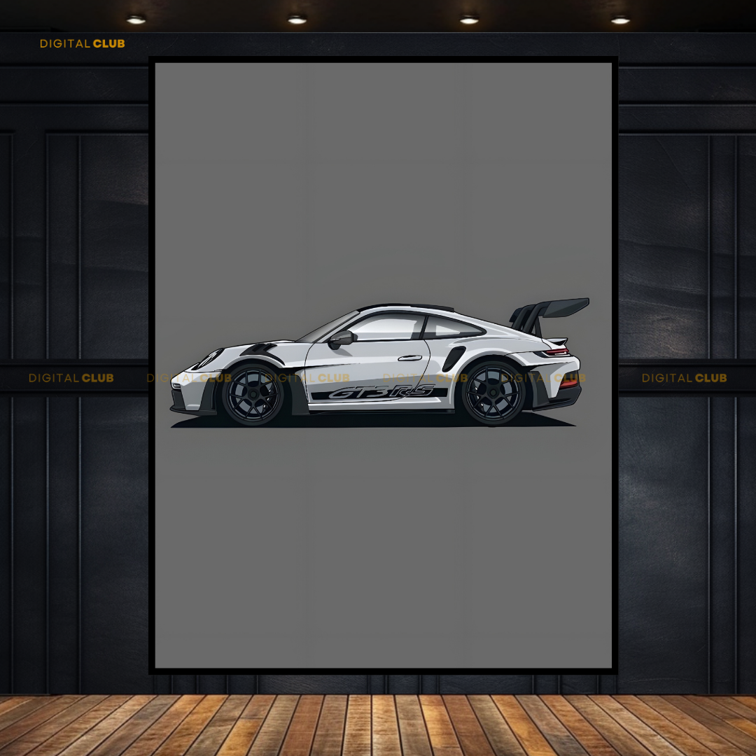 Porsche Sports Car - Artwork - Premium Wall Art