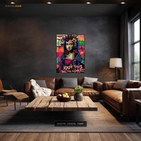 Mona Lisa 1 - Pop ART - Premium Wall Art