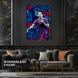 Lionel Messi 1 - Football - Premium Wall Art