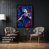 Lionel Messi 1 - Football - Premium Wall Art