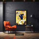 Popeye the Sailor Man Artwork Premium Wall Art