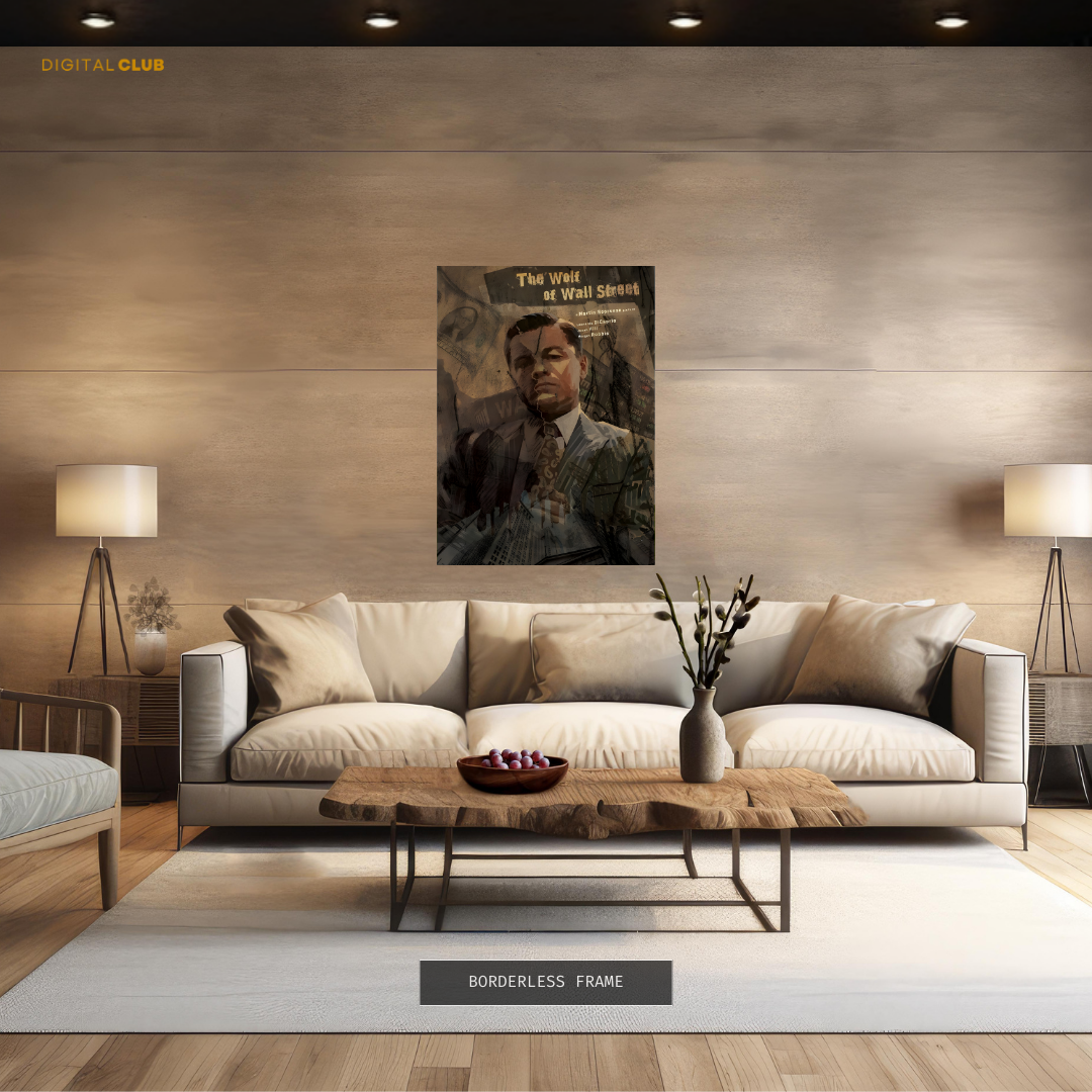 The Wolf of Wall Street Movie Artwork Premium Wall Art