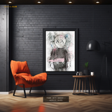 Kaws Figurine Hand Paint Premium Wall Art