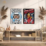 Michael Jackson - Funko Art - 2 Panel Wall Art