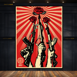 Guns & Roses Artwork Premium Wall Art