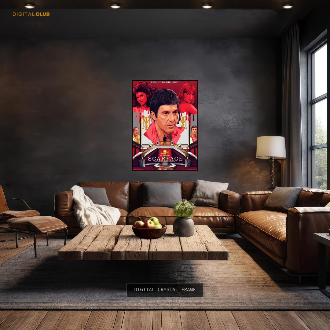 Scarface Gangster Movie Art Premium Wall Art