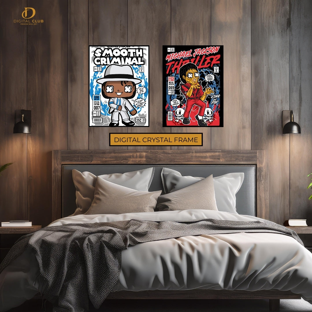 Michael Jackson - Funko Art - 2 Panel Wall Art