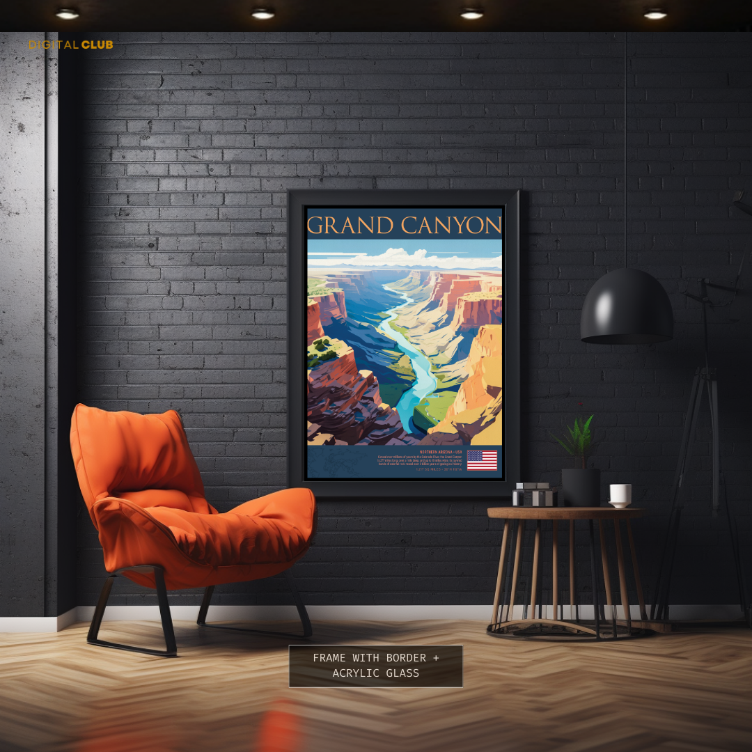 Grand Canyon USA Premium Wall Art