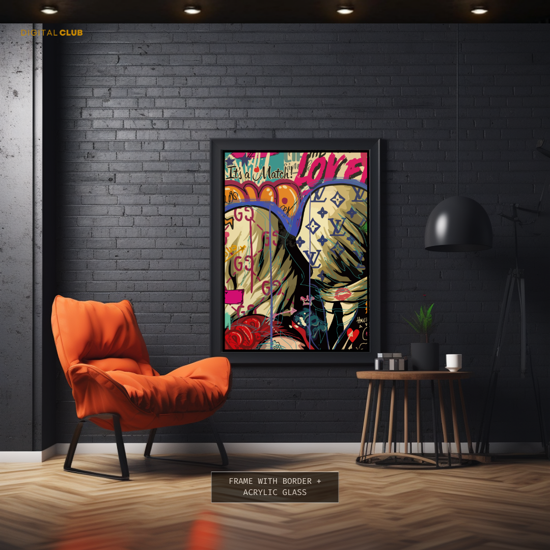 LV x Gucci - Pop ART - Premium Wall Art