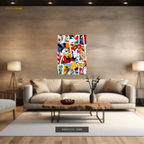 Famous Cartoon Characters - 3 Premium Wall Art