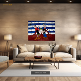 Popeye the Sailor Man & Olive Oyl Premium Wall Art