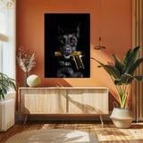 Gangster DOG - Premium Wall Art