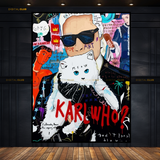 Karl Who - Pop ART - Premium Wall Art