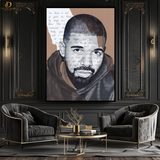 Drake - Music Artist - Premium Wall Art