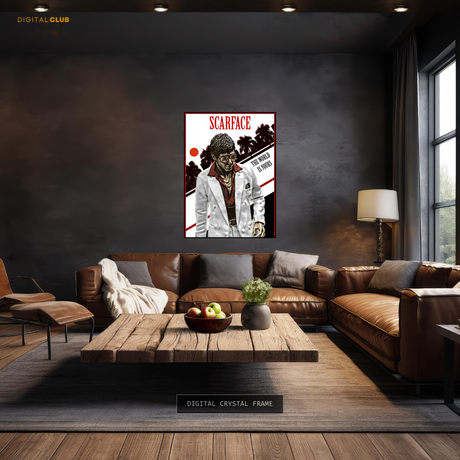 Scarface The World Is Yours Premium Wall Art