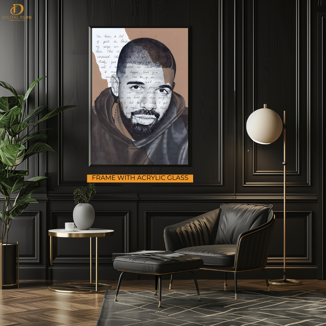 Drake - Music Artist - Premium Wall Art