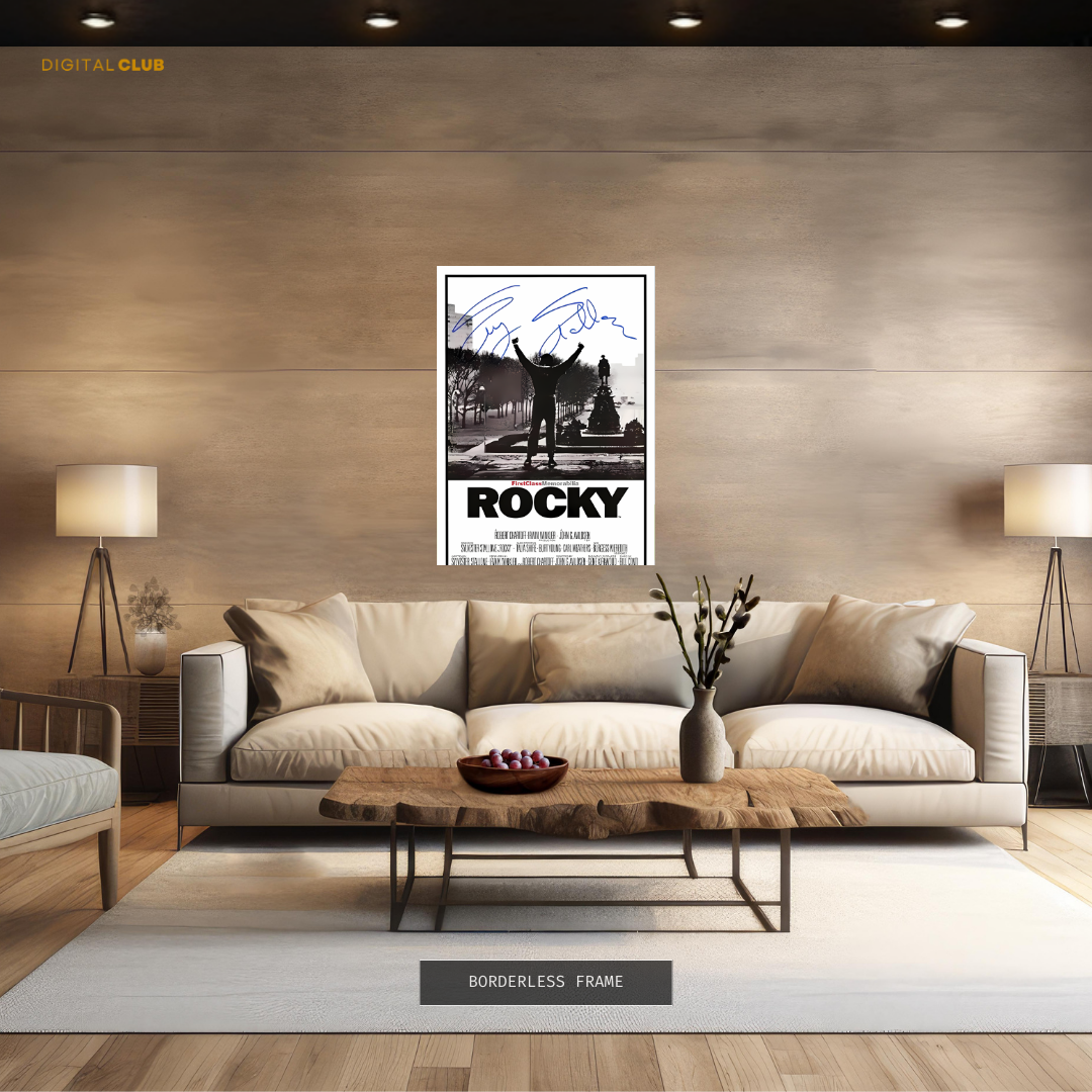 Rocky Movie - Signed Memorabilia - Premium Wall Art