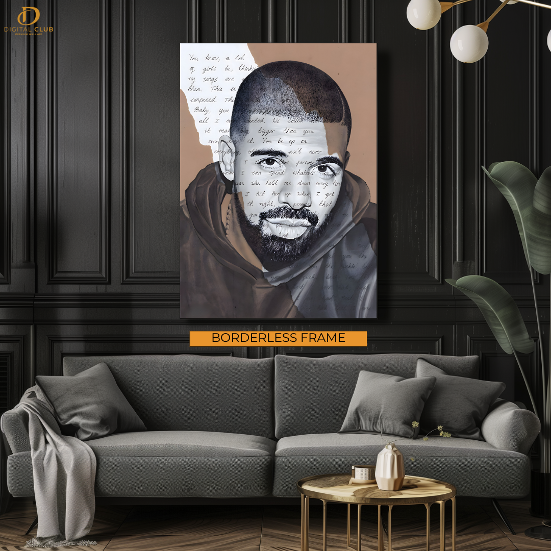 Drake - Music Artist - Premium Wall Art