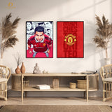 Cristiano Ronaldo Man Utd - 2 Panel Wall Art