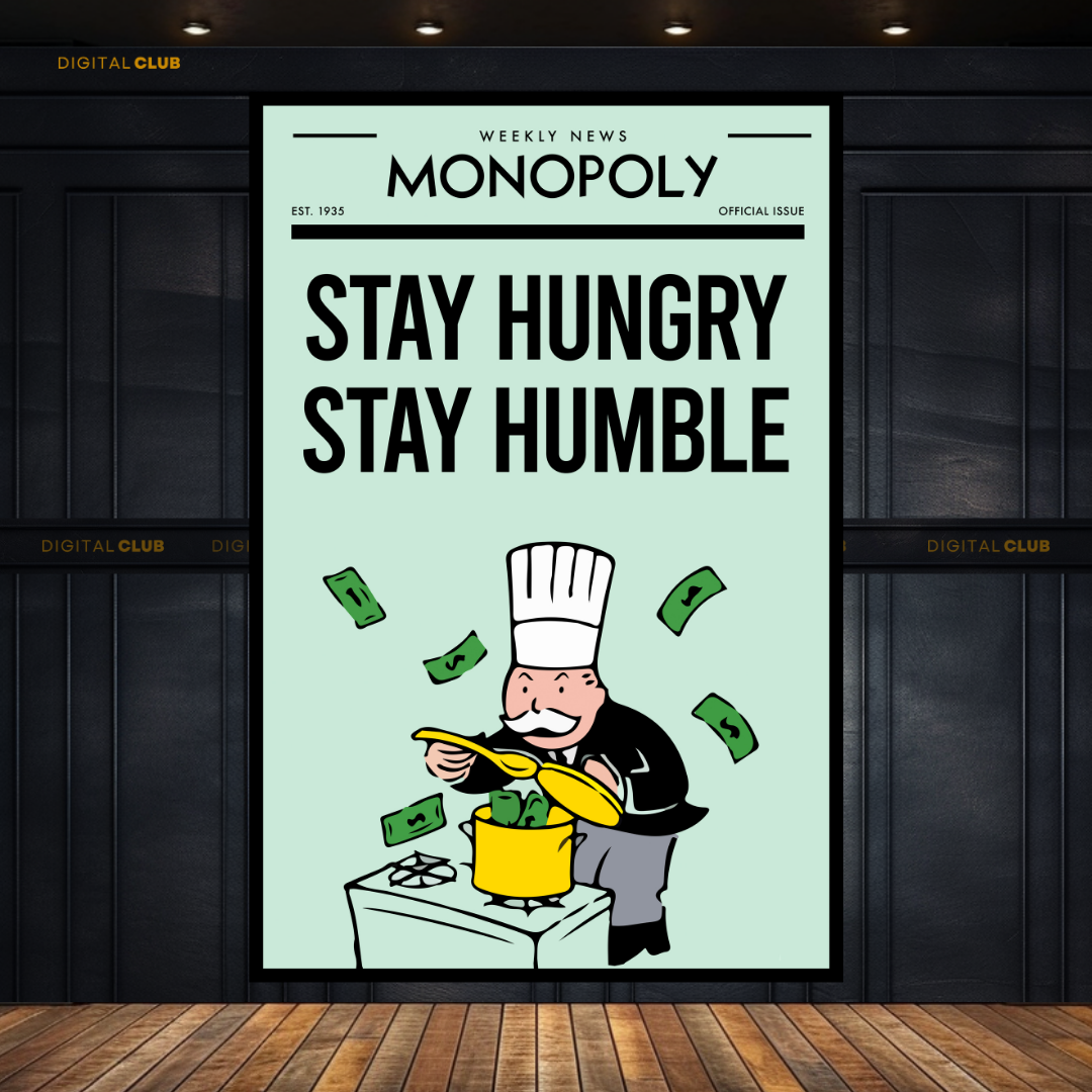 Monopoly Quote 4 Premium Wall Art