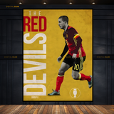 The Red Devils - Football - Premium Wall Art