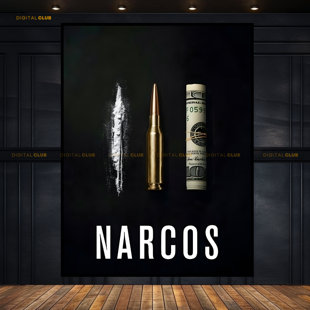 Narcos TV Series Artwork Premium Wall Art