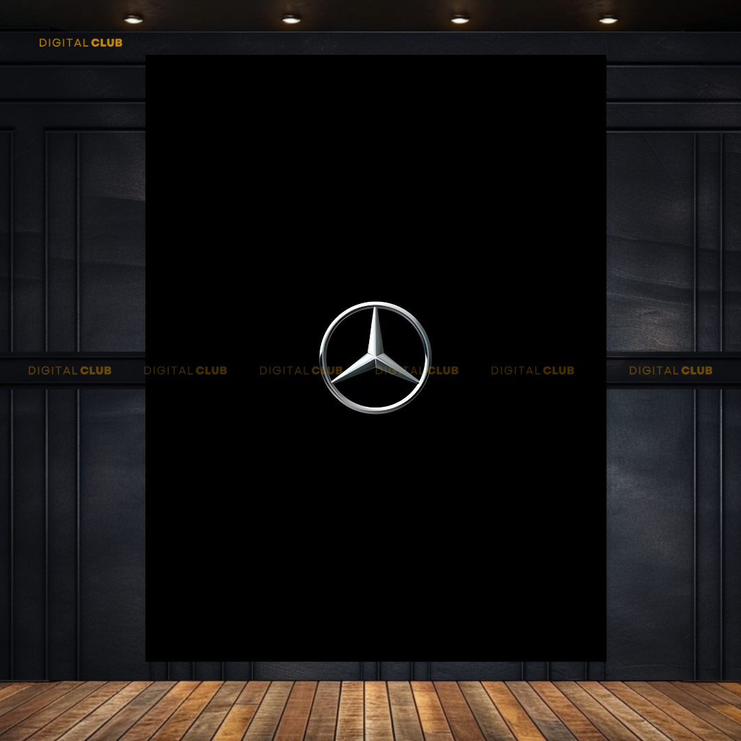 Mercedese Benz Logo Premium Wall Art