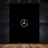 Mercedese Benz Logo Premium Wall Art