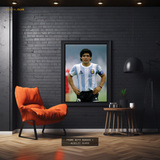 Maradona Argentinian Forward Premium Wall Art